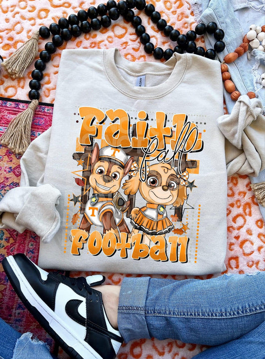 Faith Fall Football Texas Style With Paw Patrol