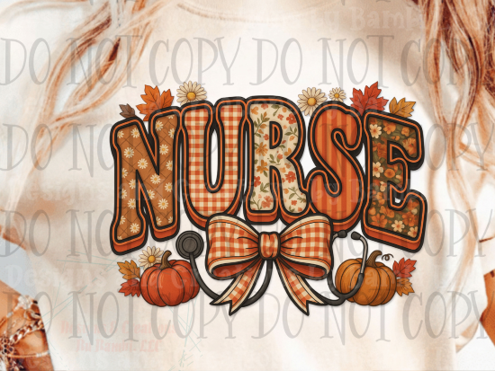 Fall Multi-Patterned Nurse