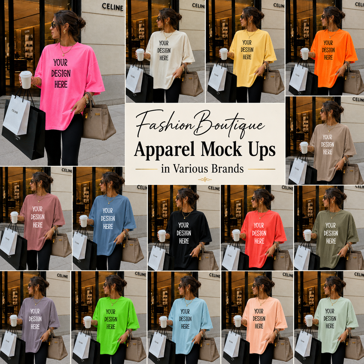 May-June-July Apparel Mock Up Drives (Large Variety of Themes, Brands, and Colors)