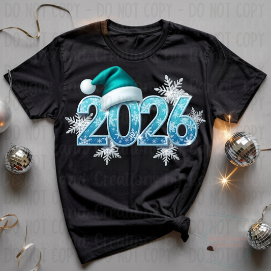 Faux Embroidery Blue 2026