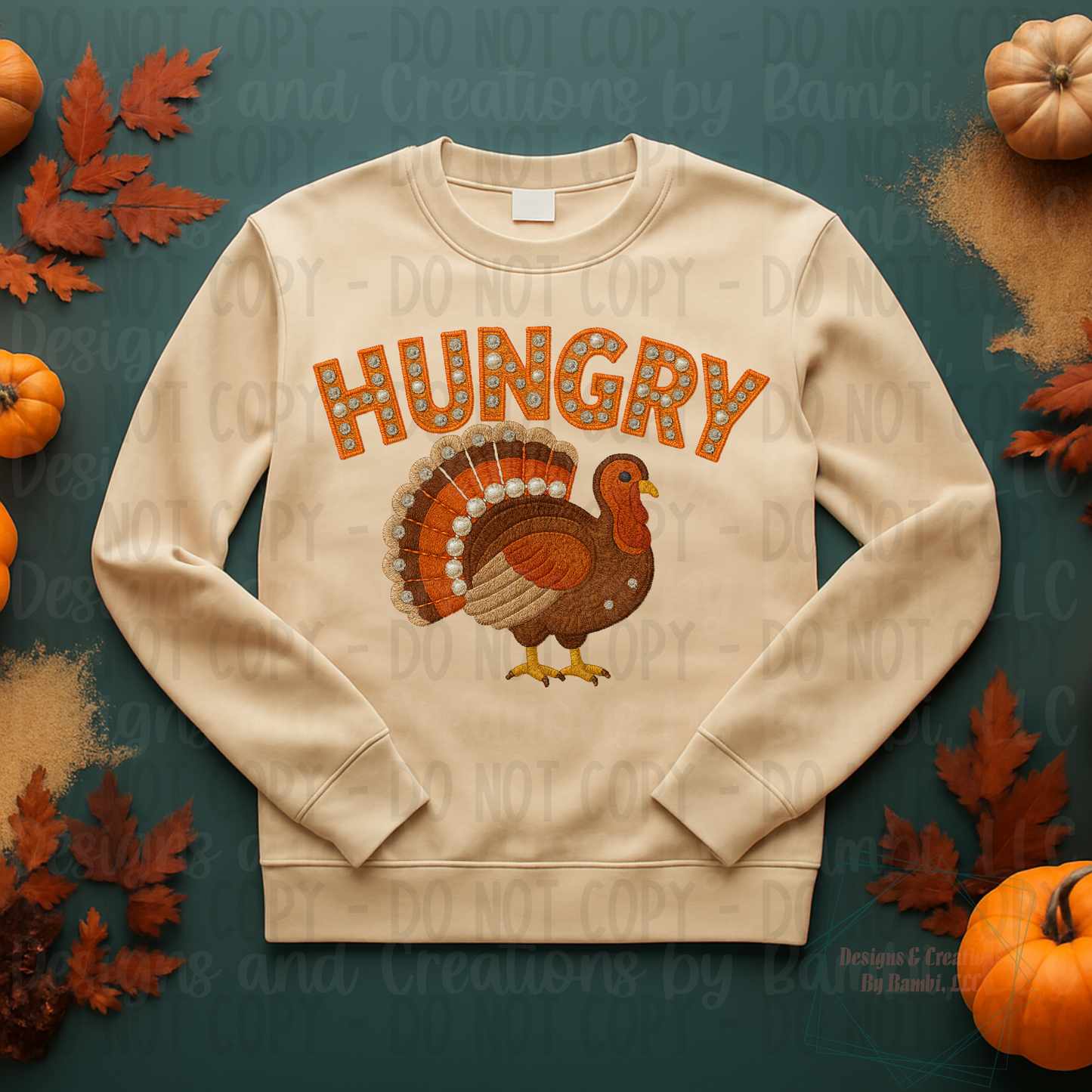Faux Embroidery Fall Colors Turkey