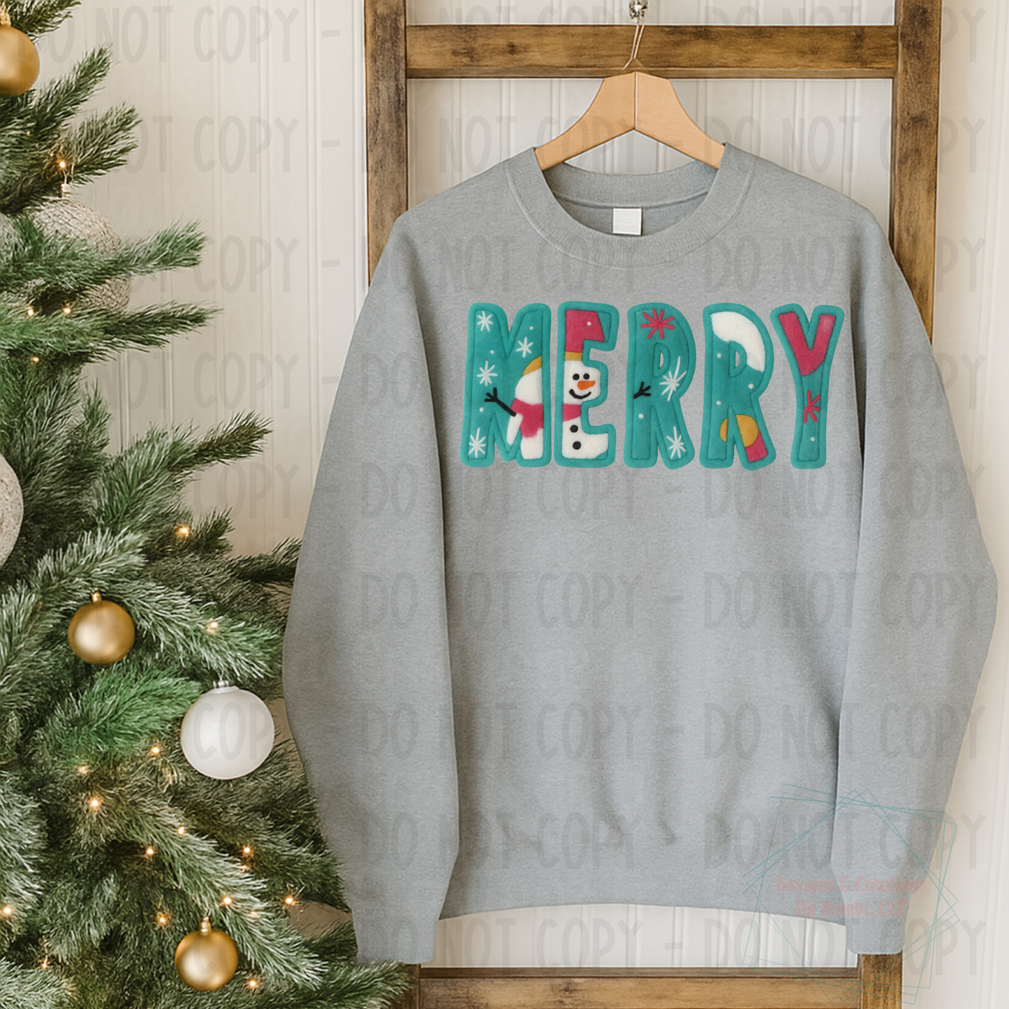 Faux Embroidery Felt Christmas Collection