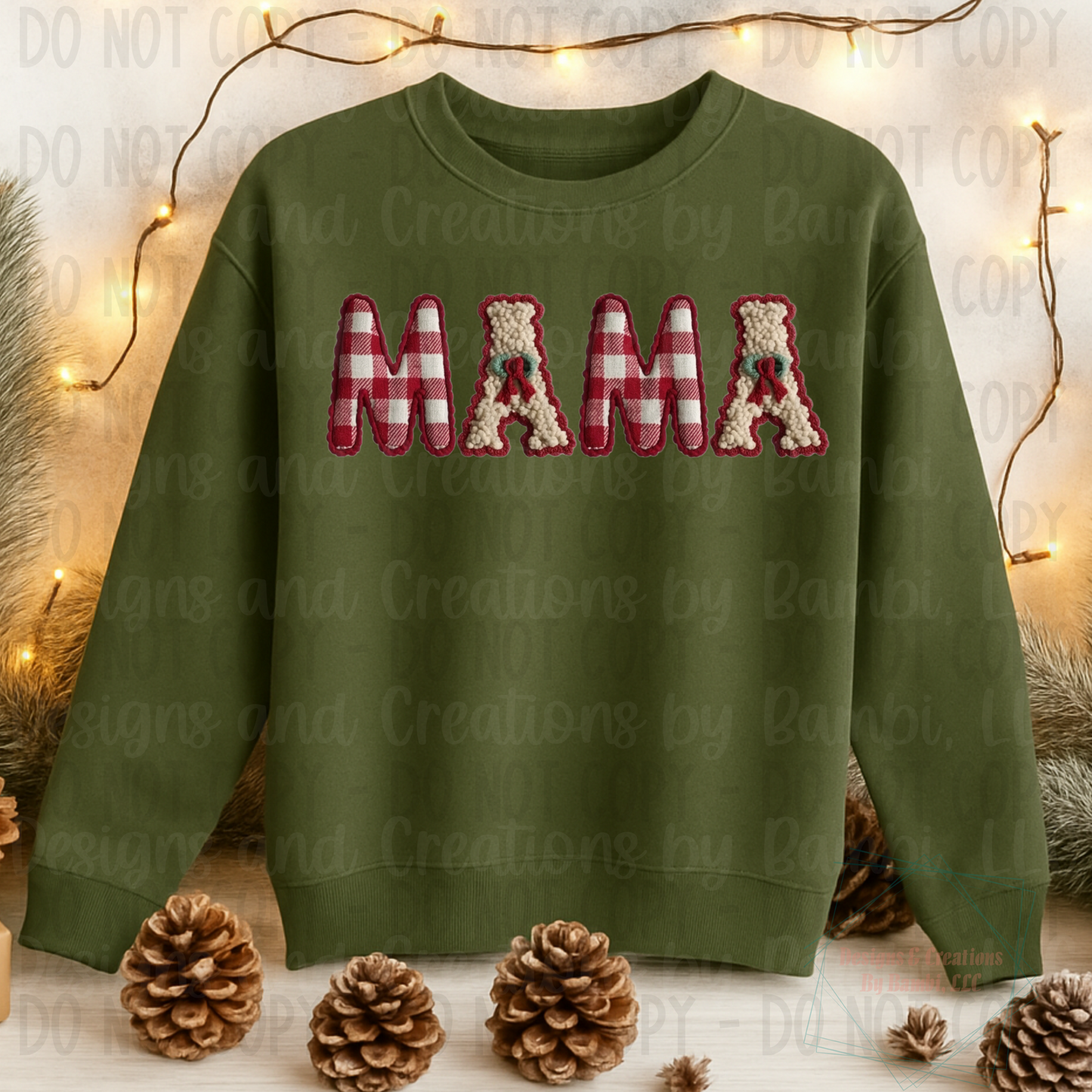 Faux Embroidery Felt Christmas Collection