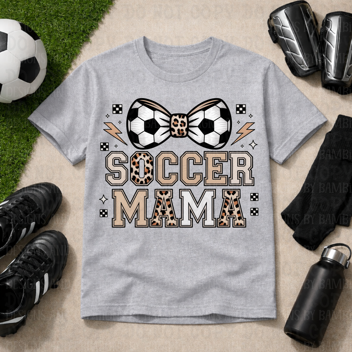 Faux Embroidery Soccer Mom