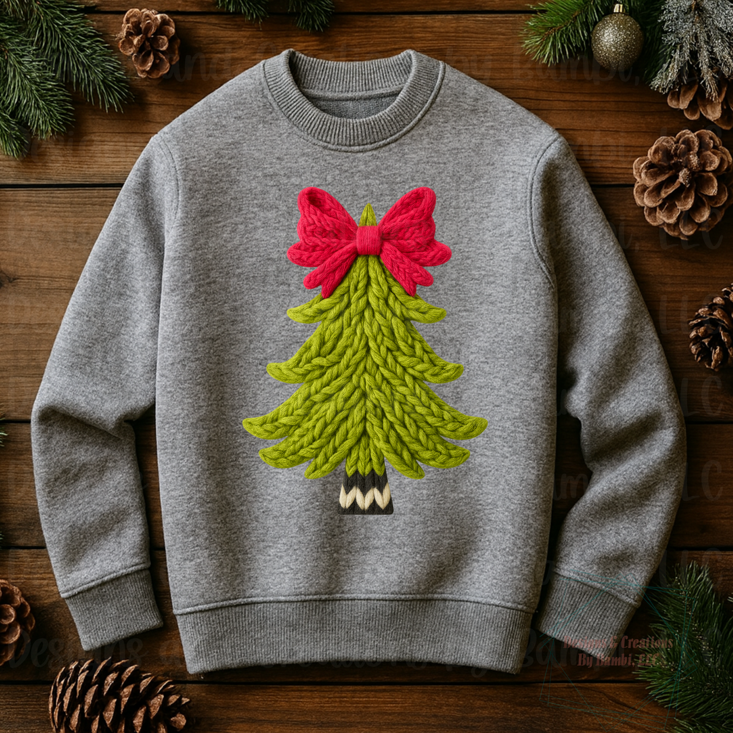 Faux Knit Christmas Tree Collection