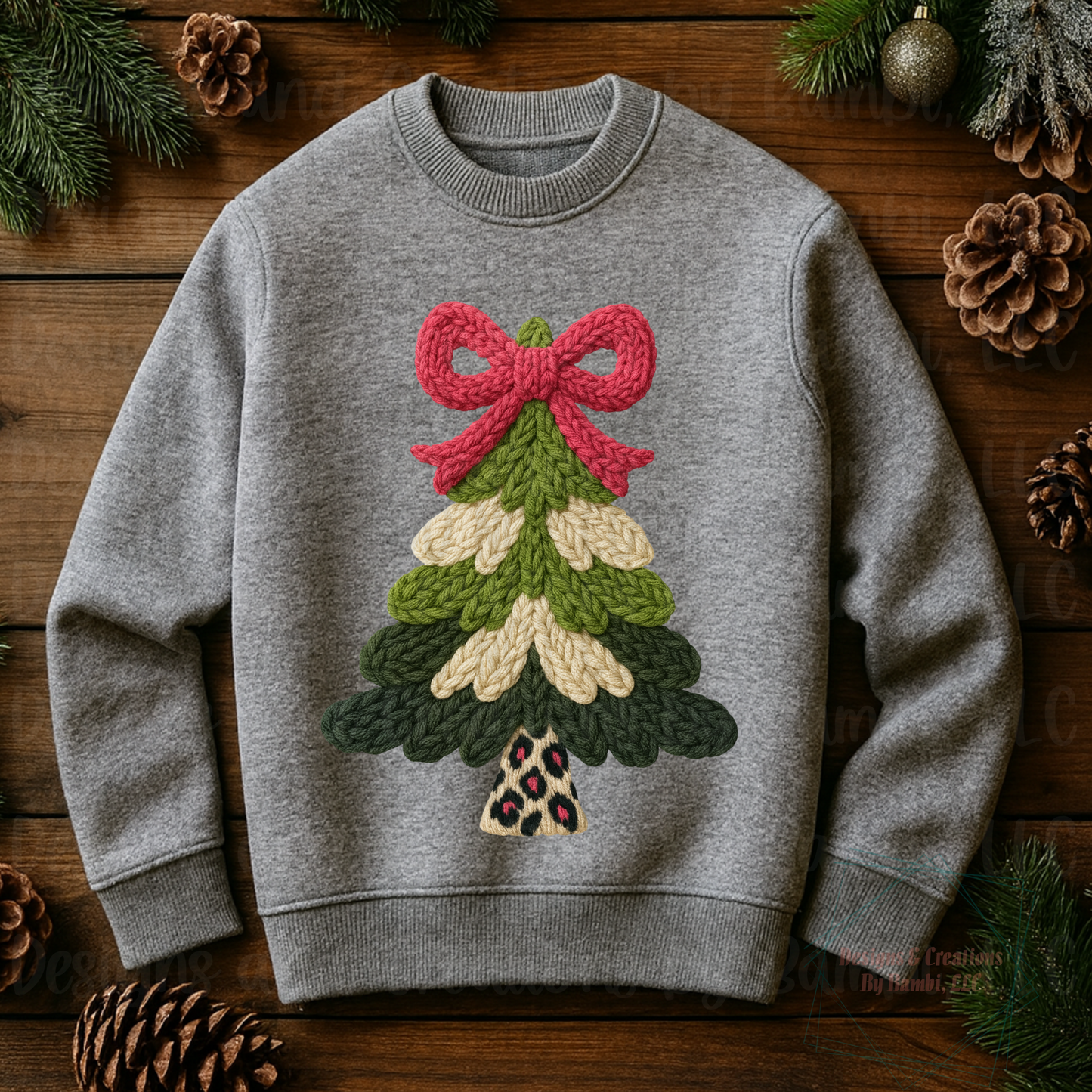 Faux Knit Christmas Tree Collection