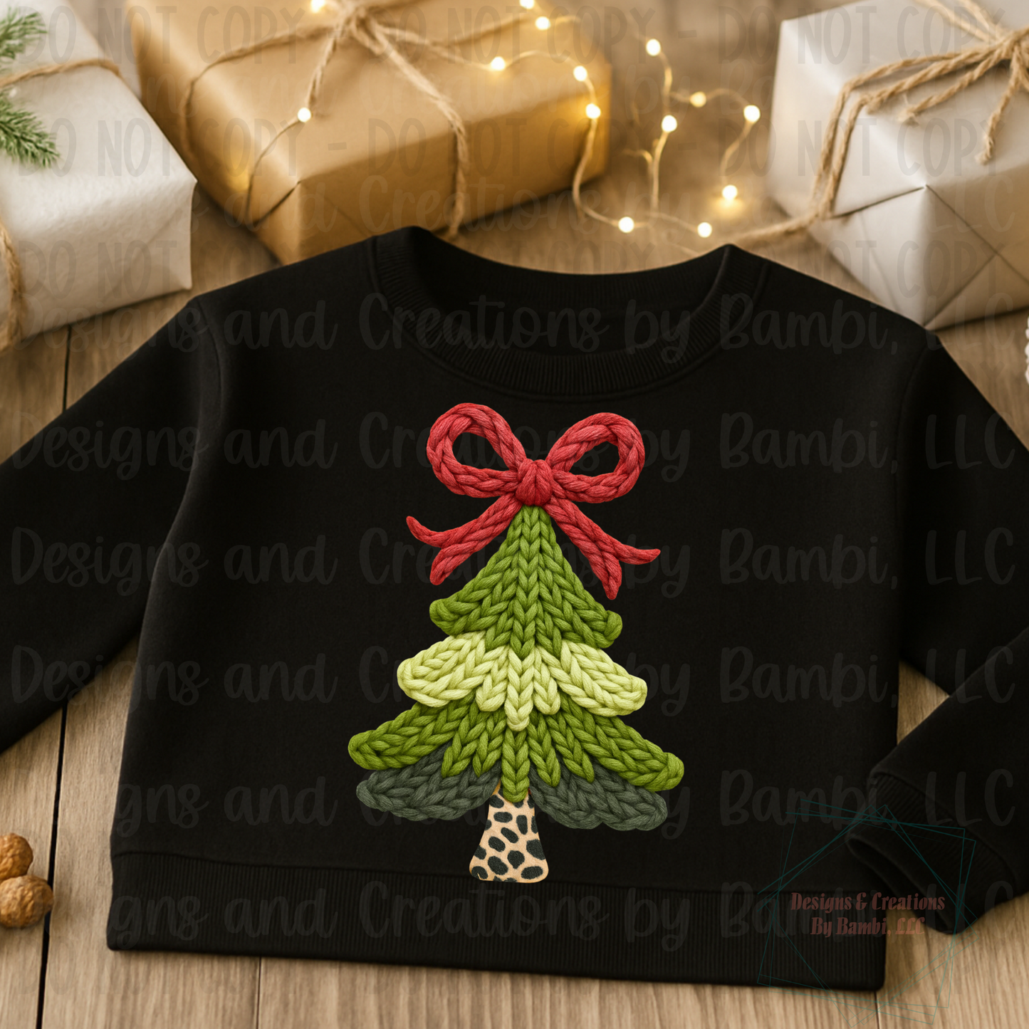 Faux Knit Christmas Tree Collection