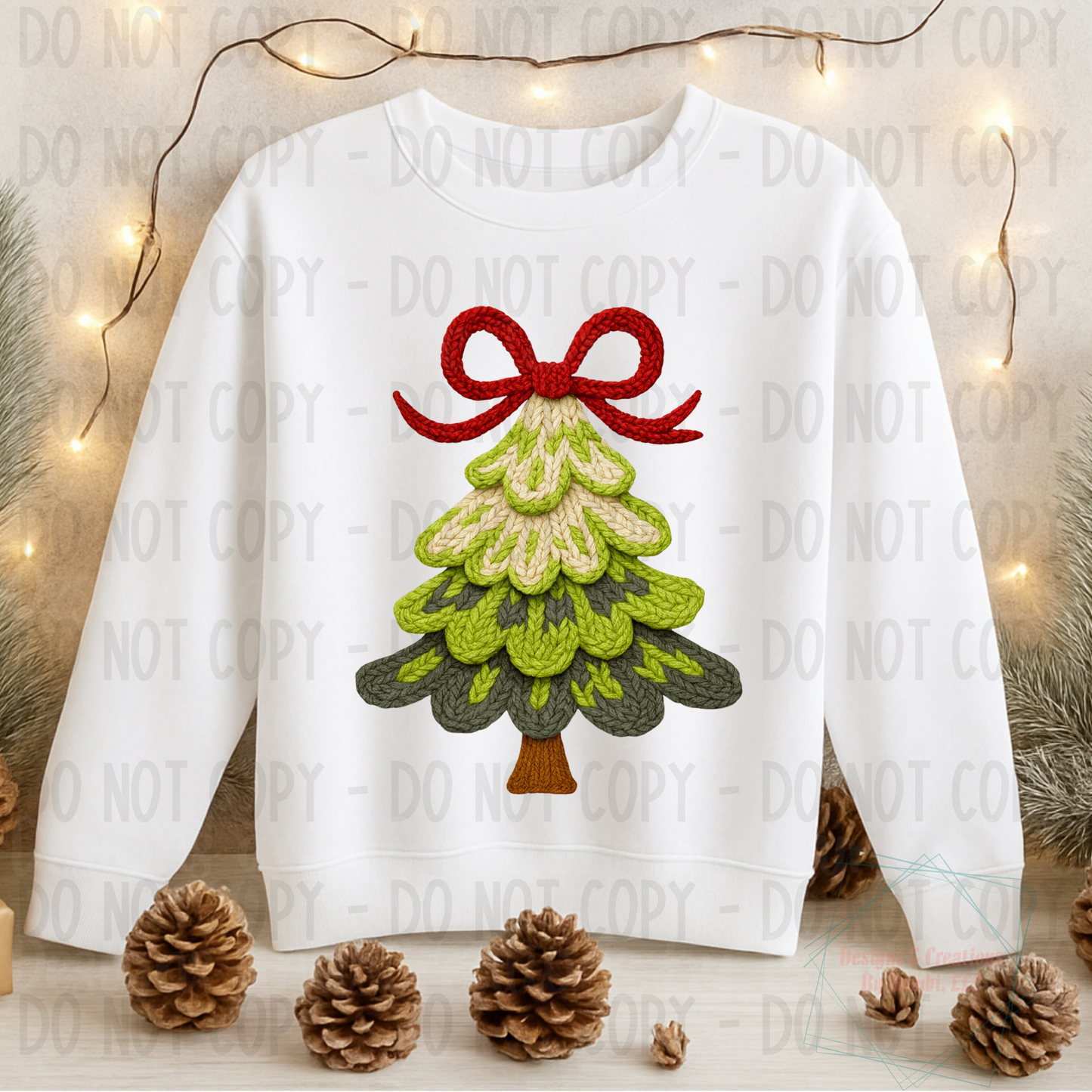 Faux Knit Christmas Tree Collection