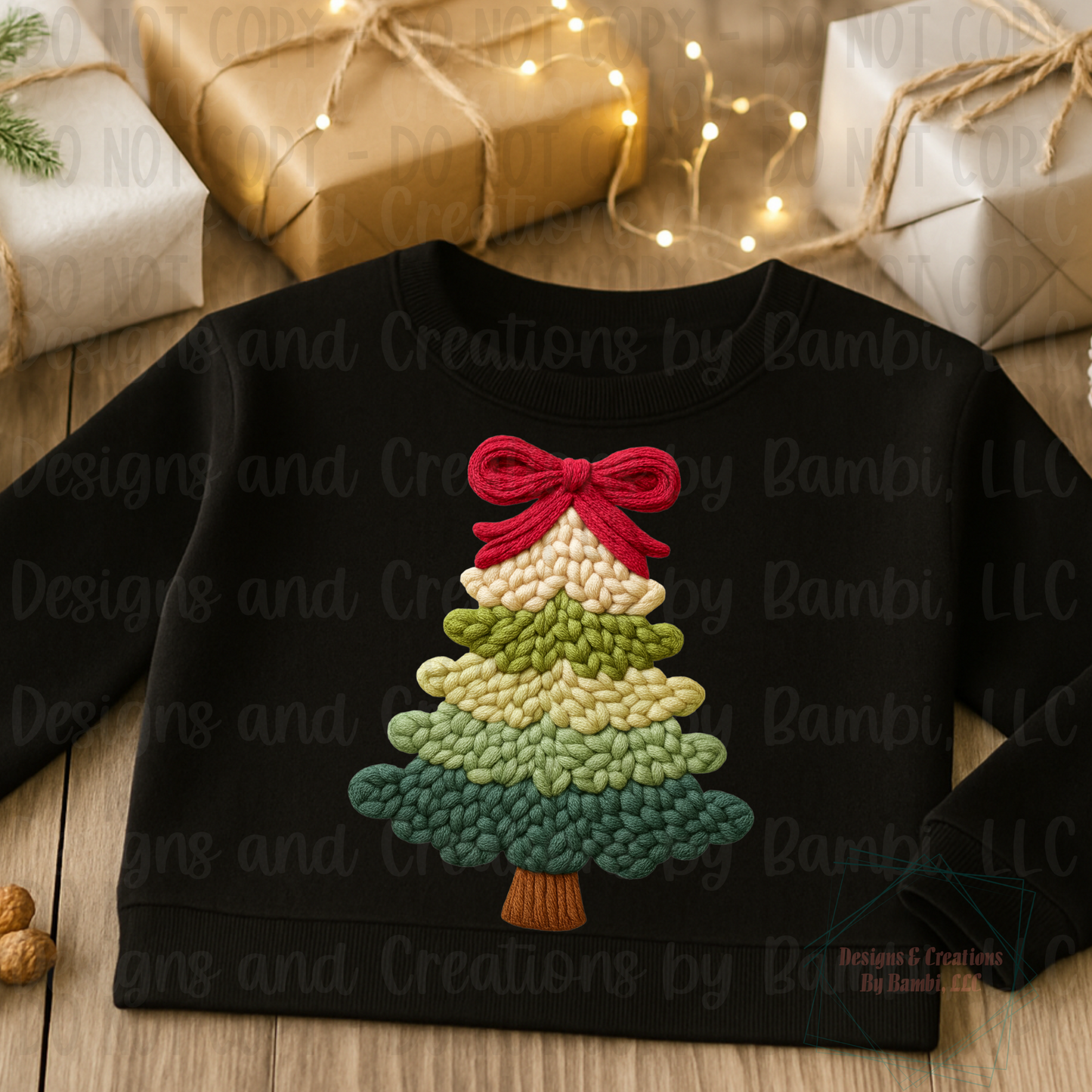 Faux Knit Christmas Tree Collection