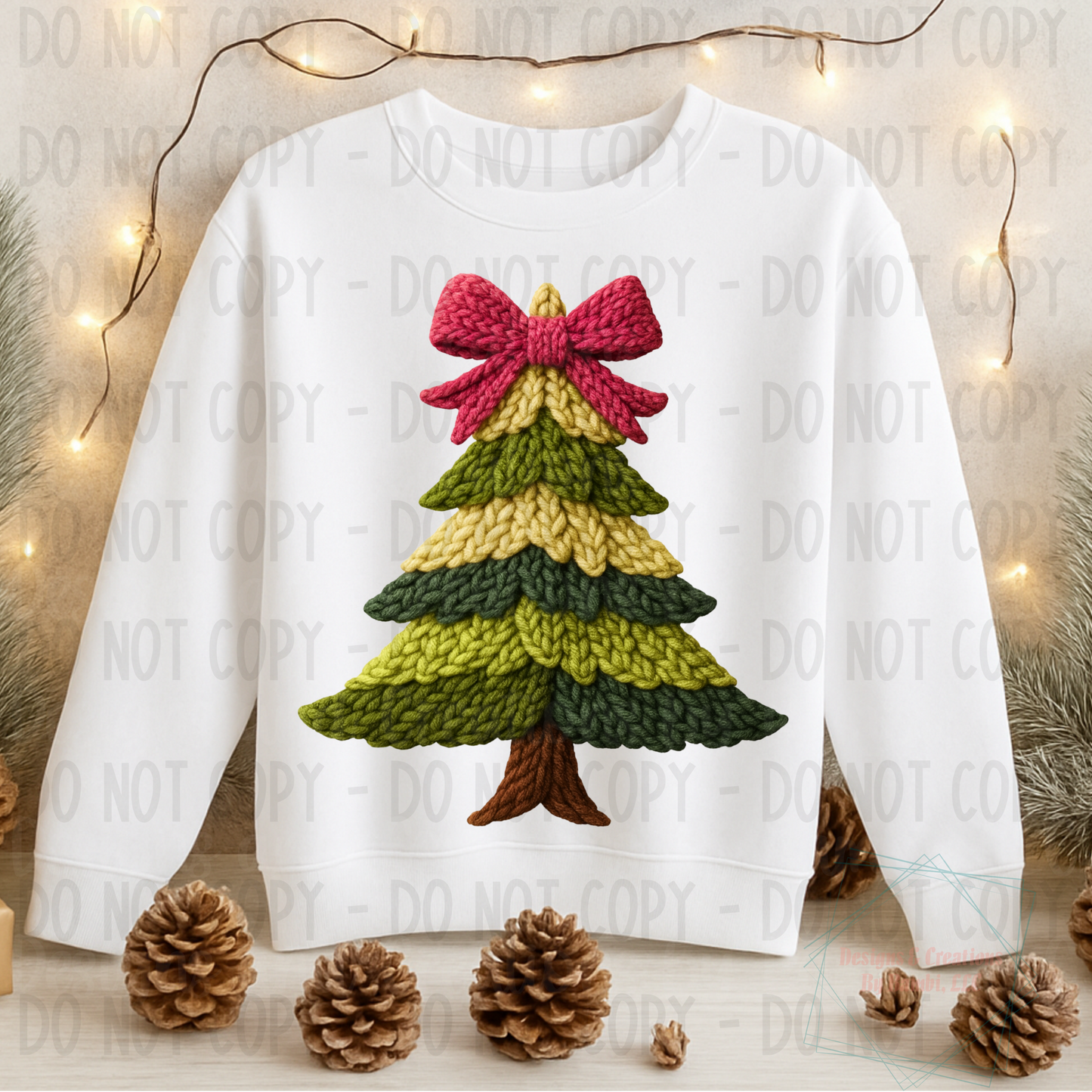 Faux Knit Christmas Tree Collection