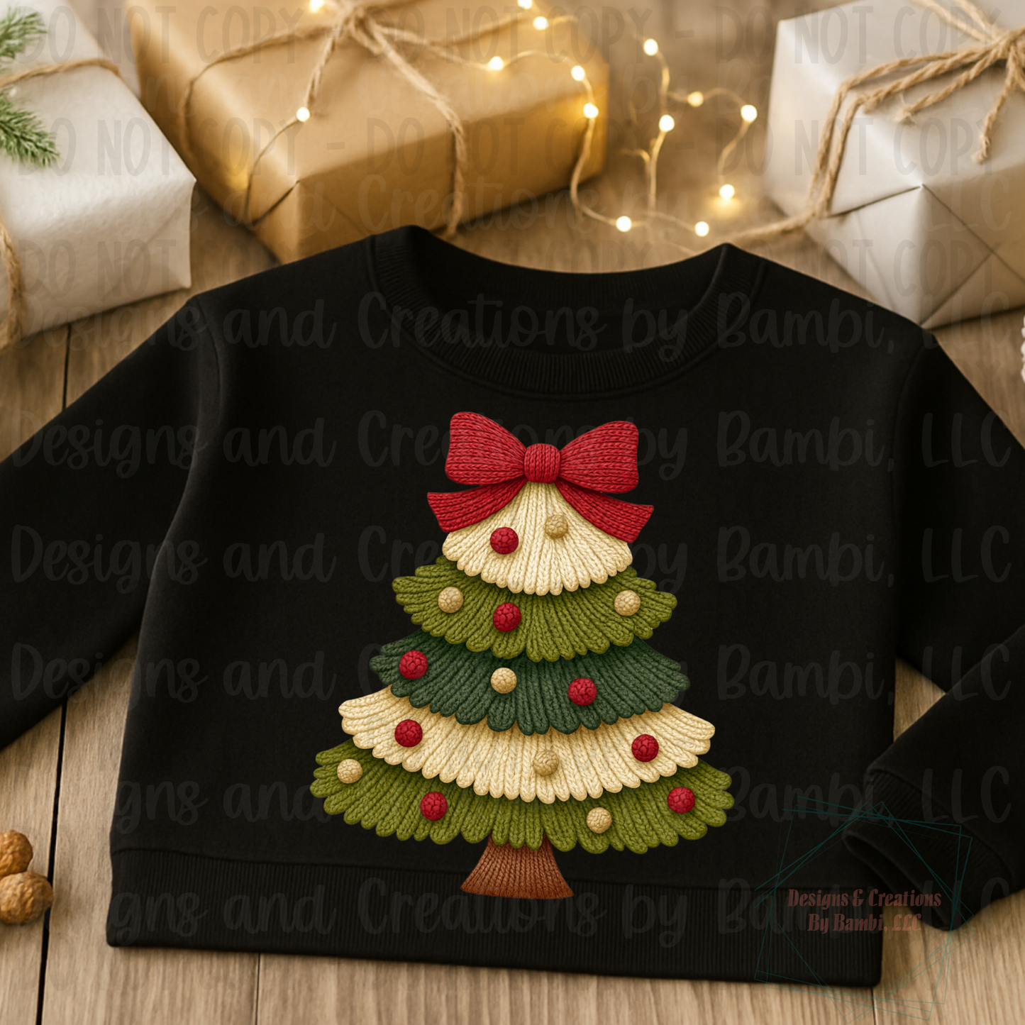 Faux Knit Christmas Tree Collection