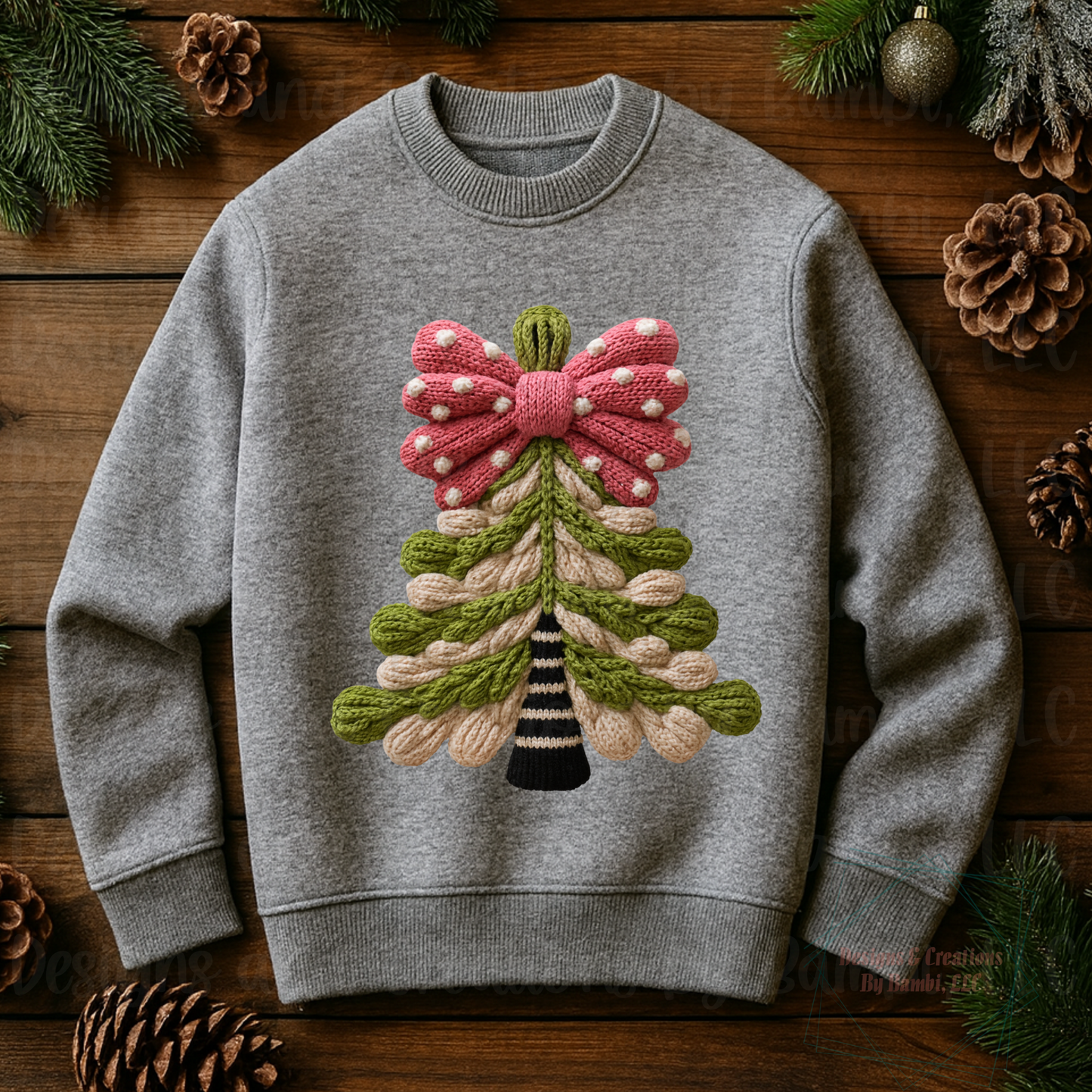 Faux Knit Christmas Tree Collection