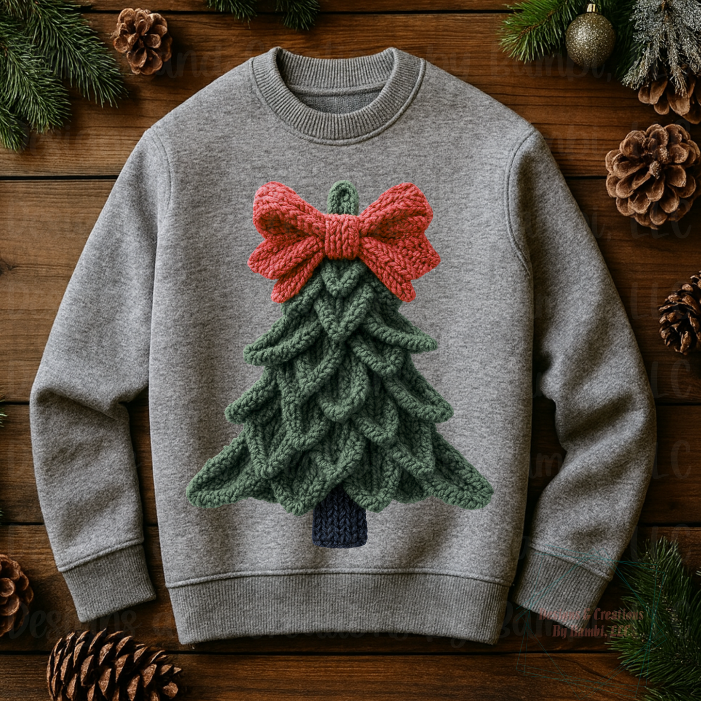 Faux Knit Christmas Tree Collection