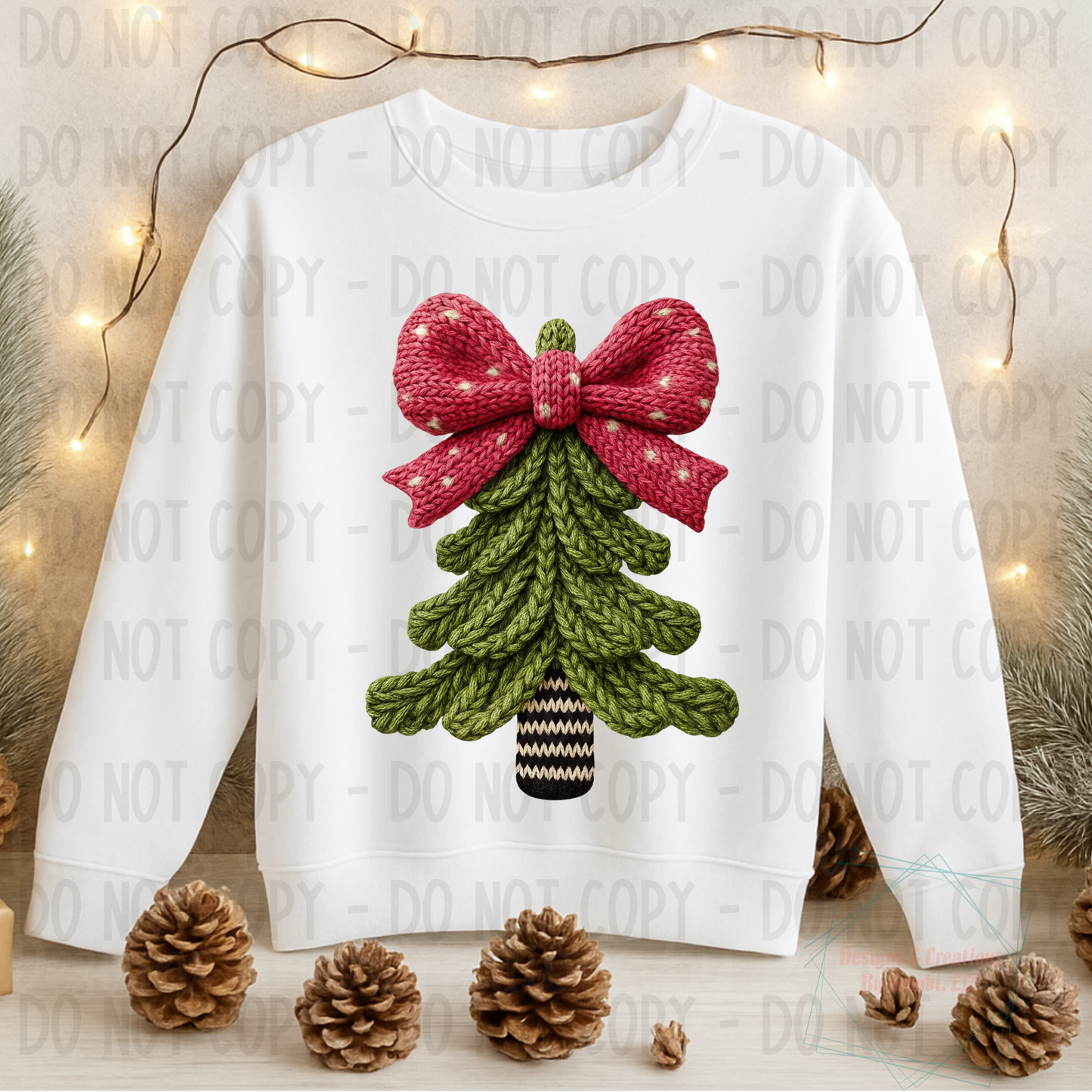 Faux Knit Christmas Tree Collection