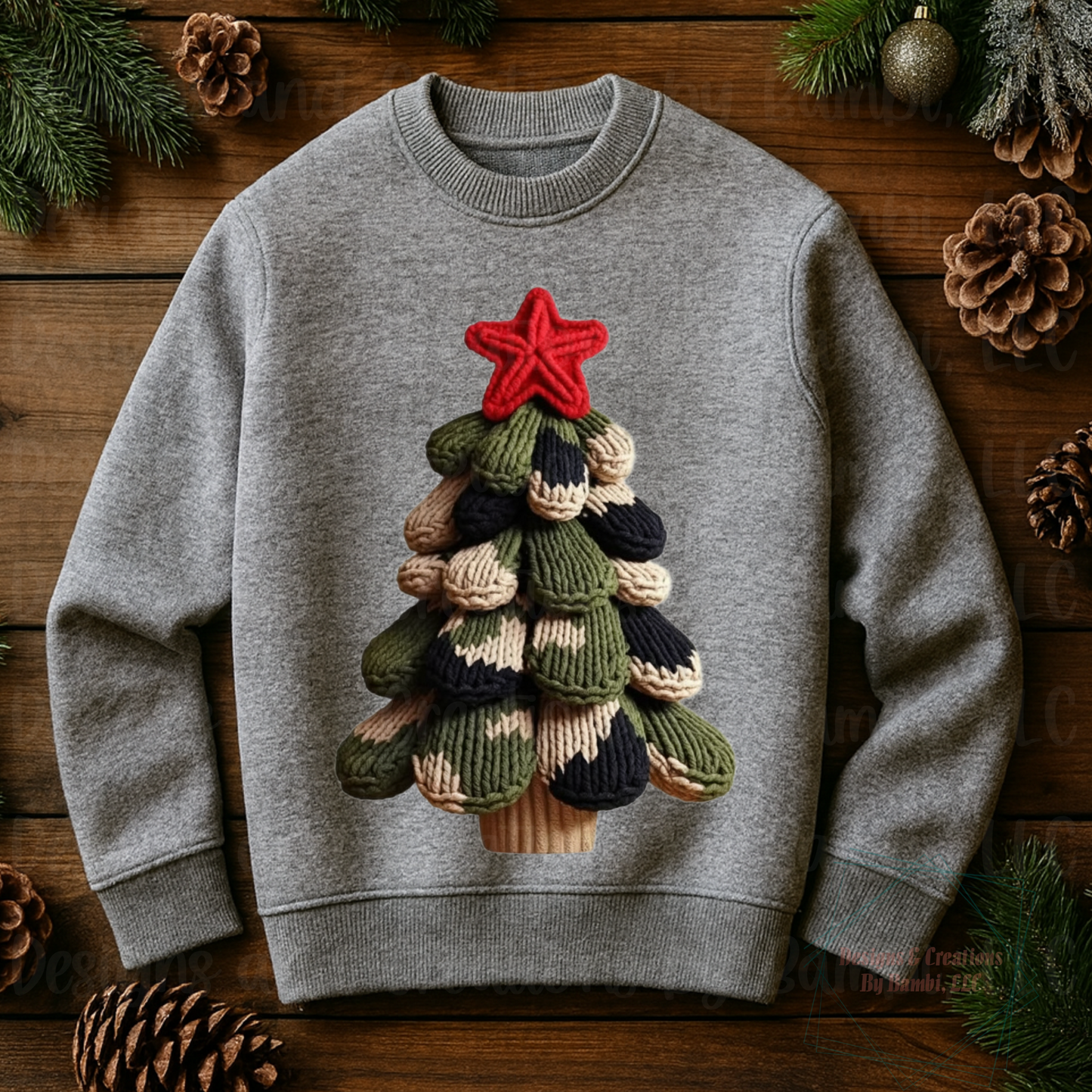 Faux Knit Christmas Tree Collection