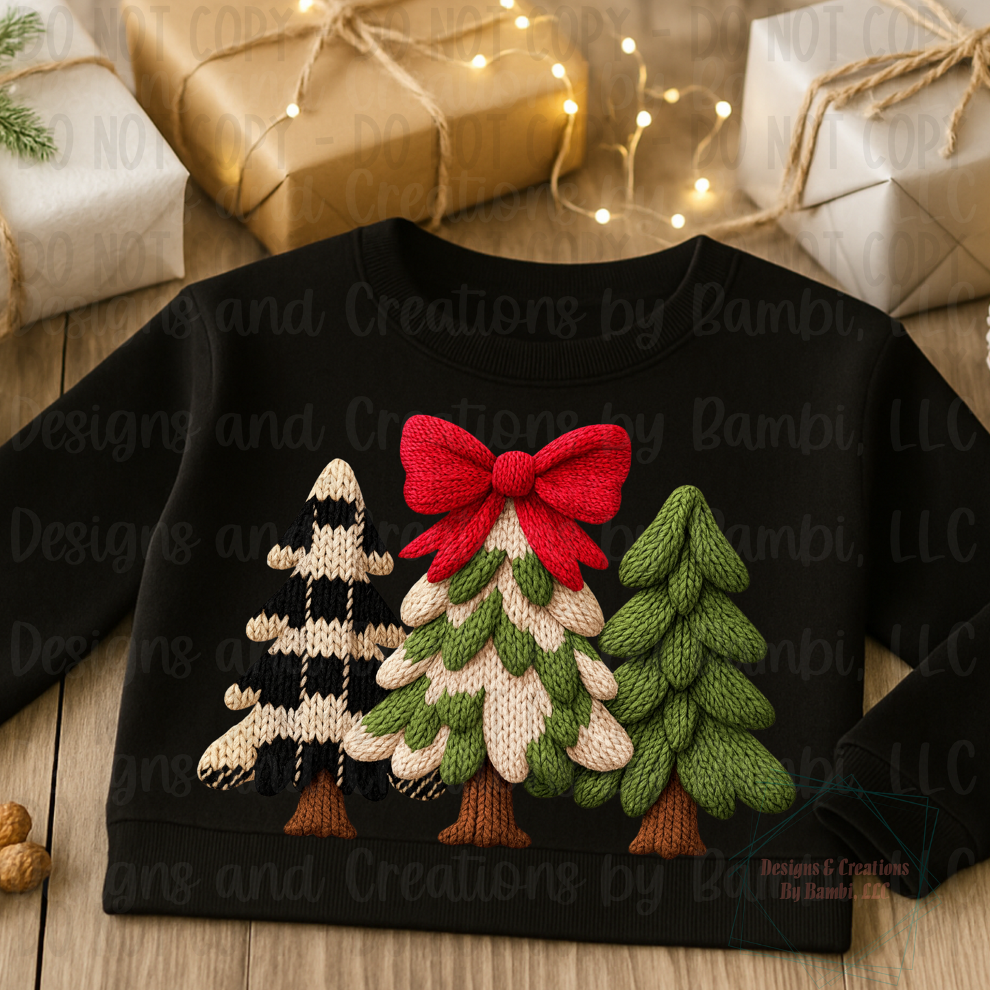 Faux Knit Christmas Tree Collection