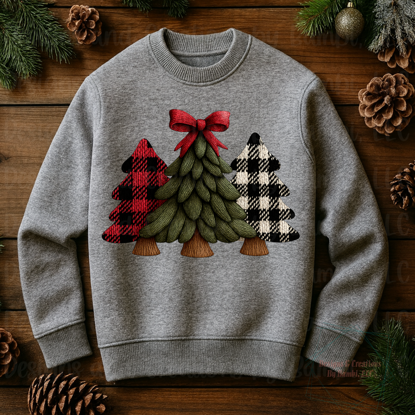 Faux Knit Christmas Tree Collection