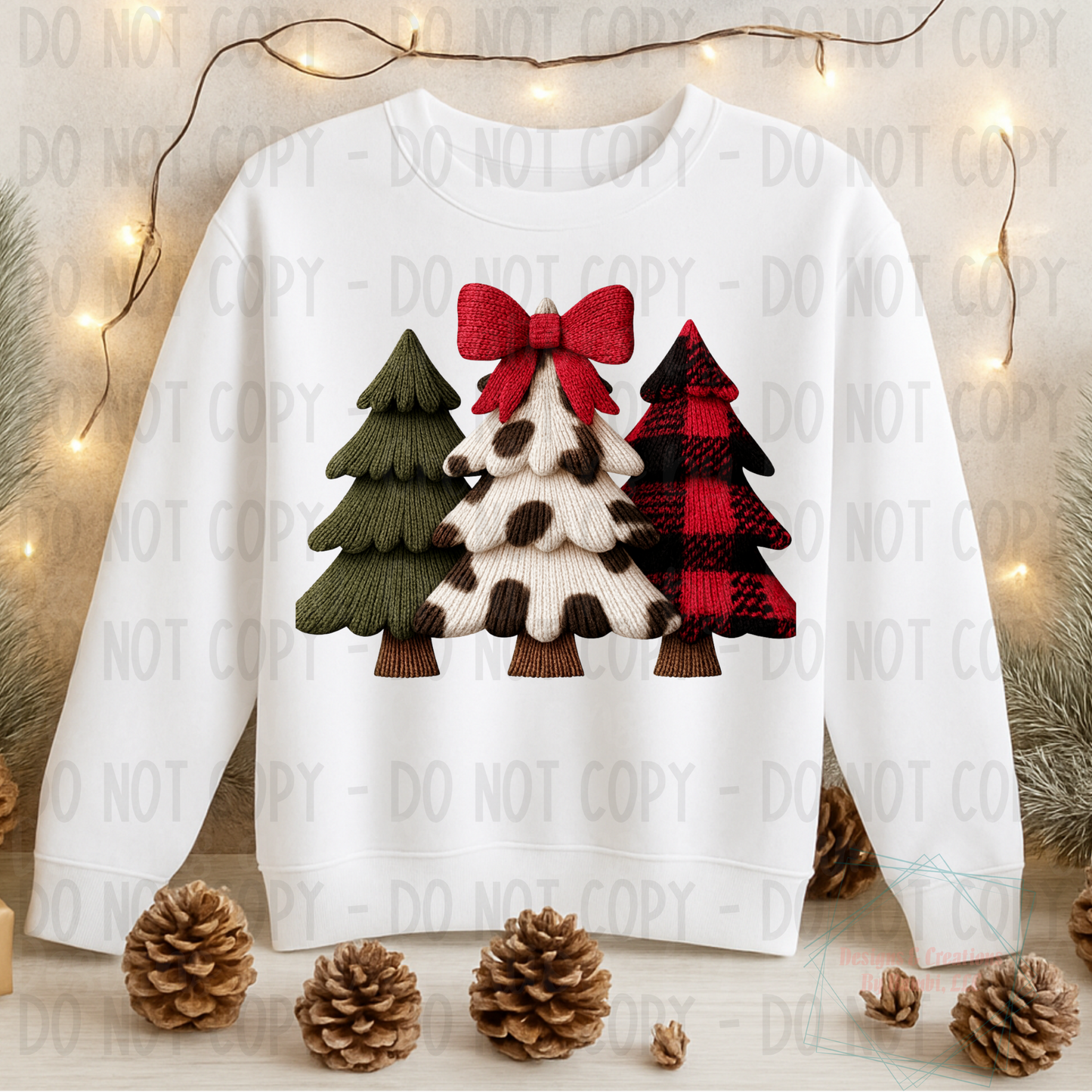 Faux Knit Christmas Tree Collection