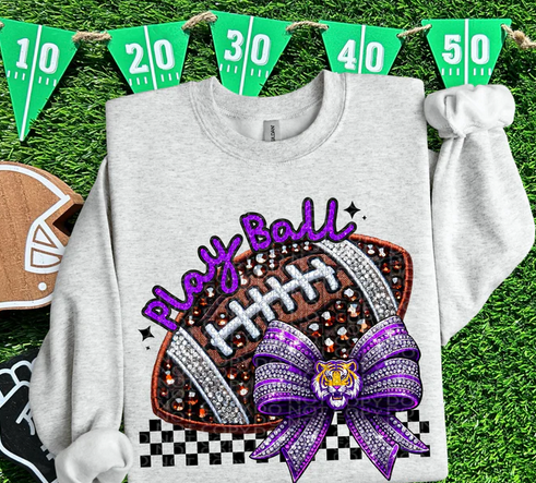 Faux Sparkle Football Collection (College)