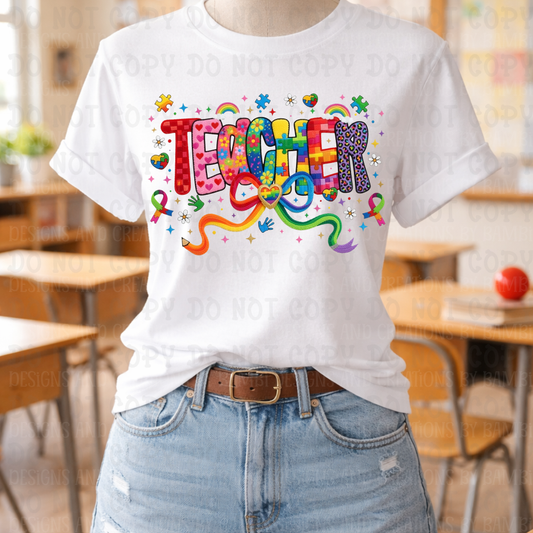 Faux Yarn Autism Teacher