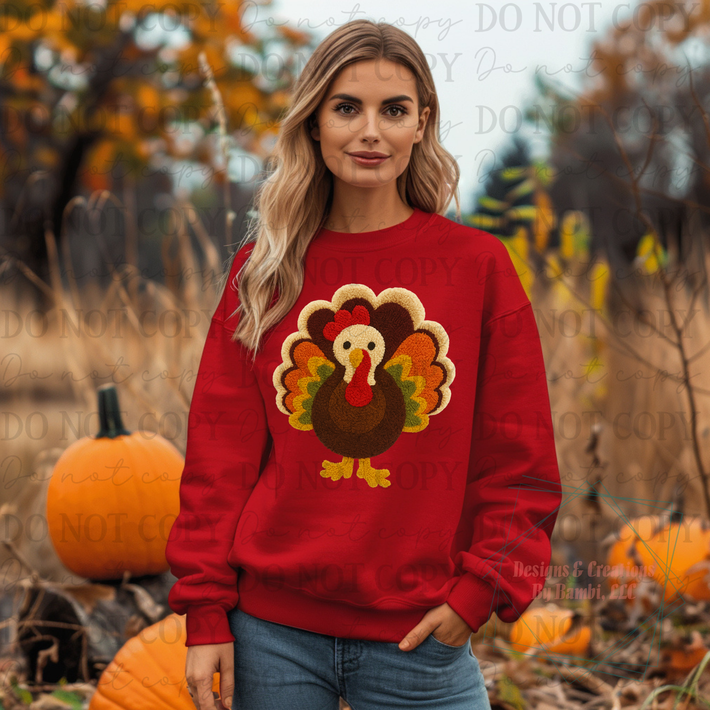 Faux Yarn Fall Turkey Bundle Collection