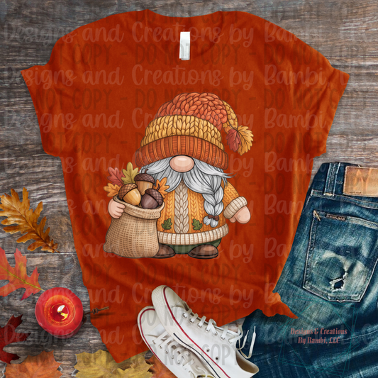 Faux Yarn Fall Gnome