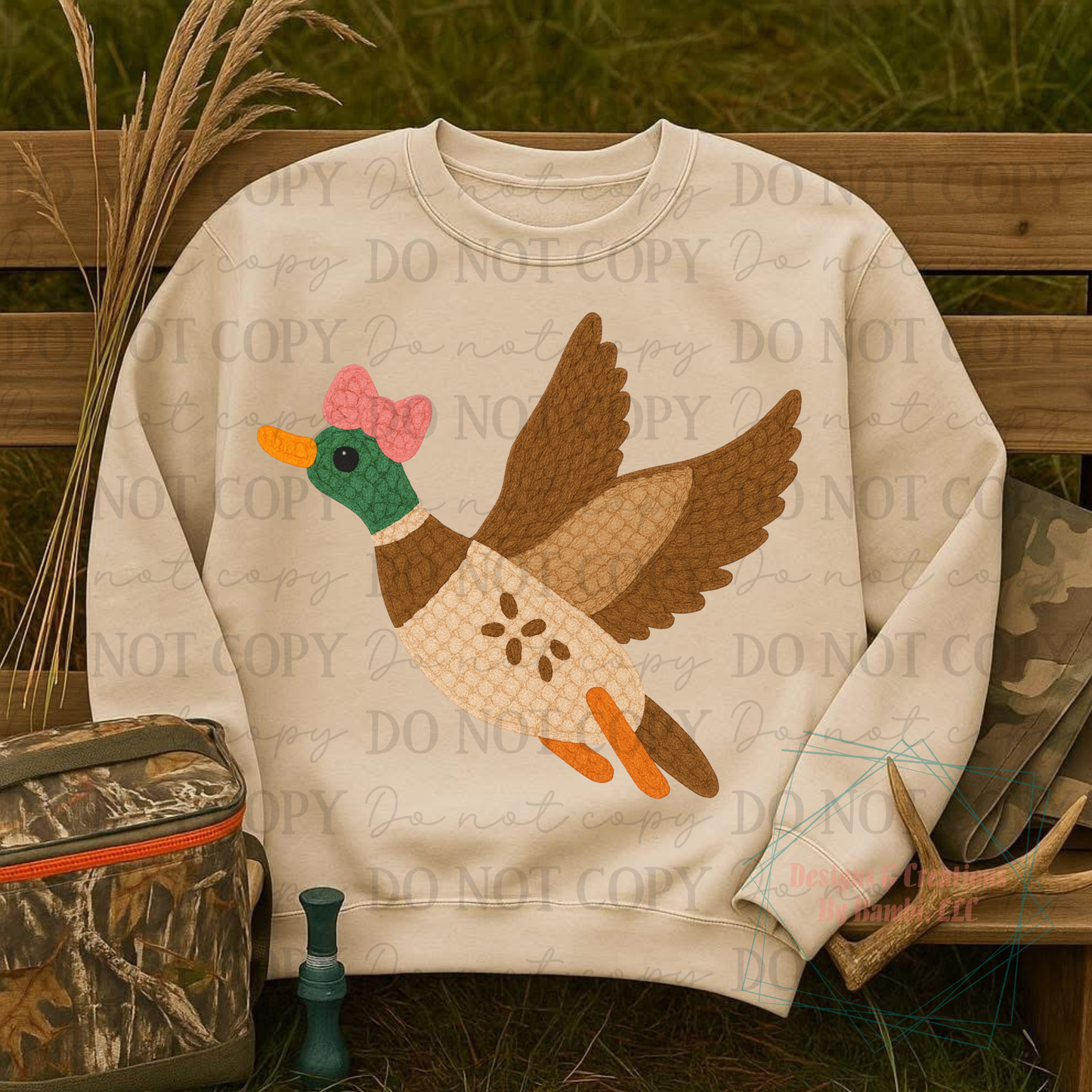 Faux Yarn Female Duck