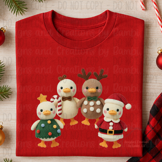 Faux Yarn Festive Friends