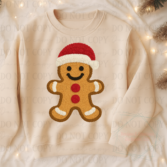 Faux Yarn Gingerbread 1