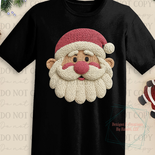 Faux Yarn Santa 14