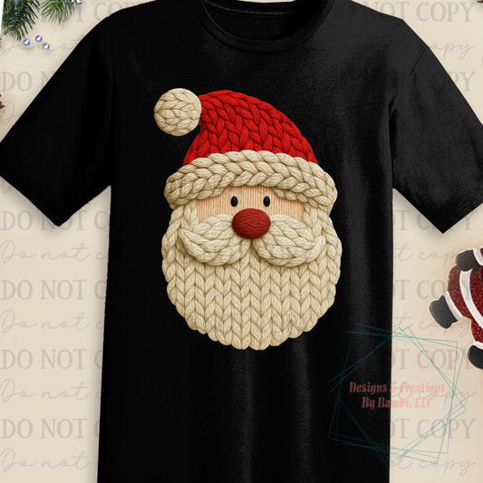 Faux Yarn Santa 1