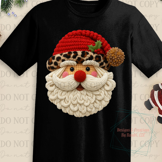 Faux Yarn Santa 2