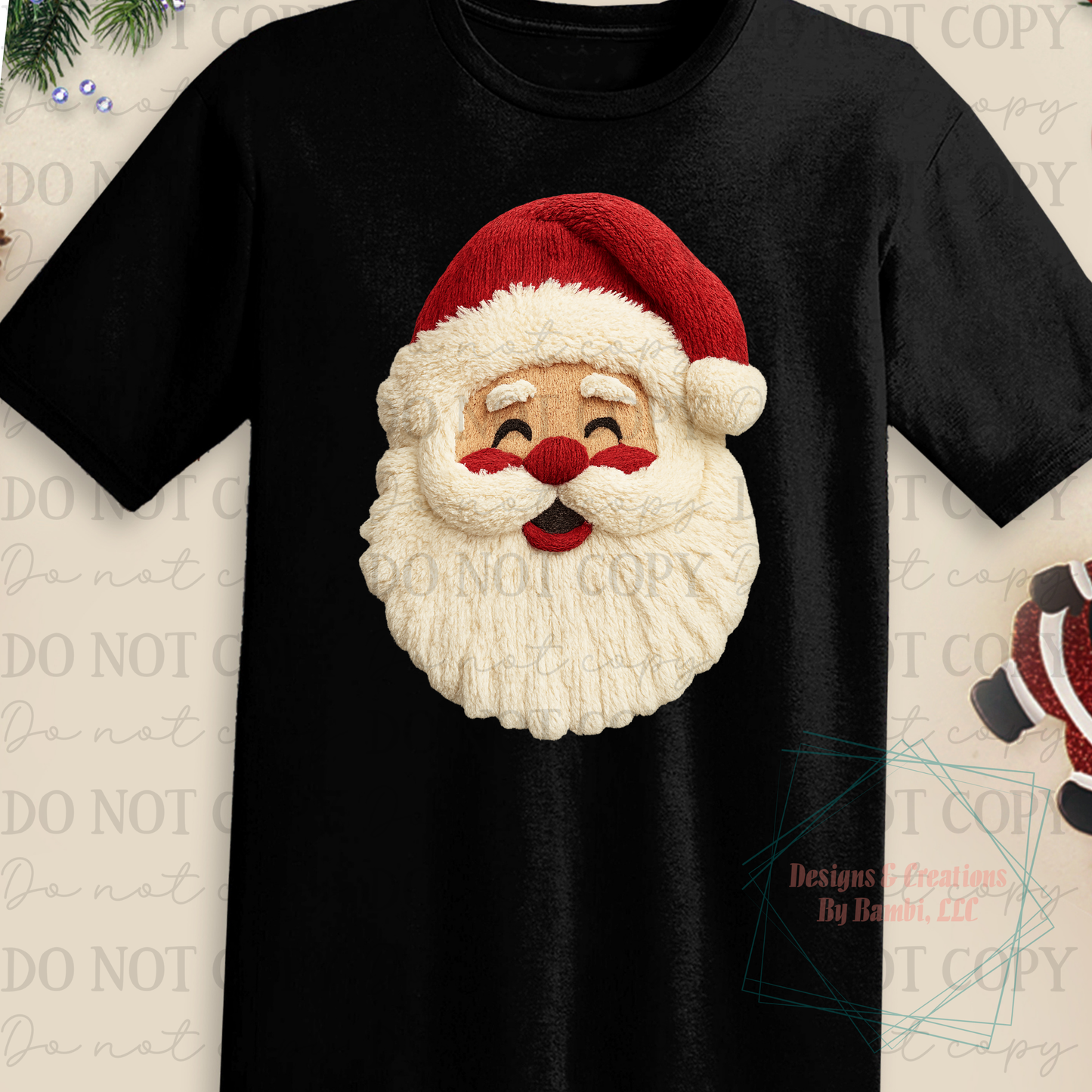 Faux Yarn Santa Faces Collab Bundle Collection