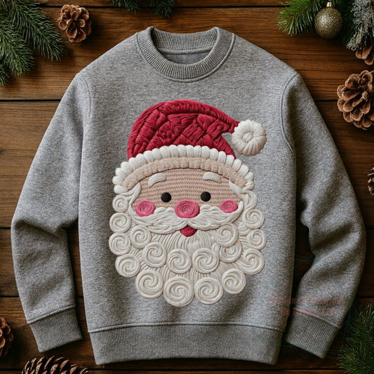 Faux Yarn Single Santa