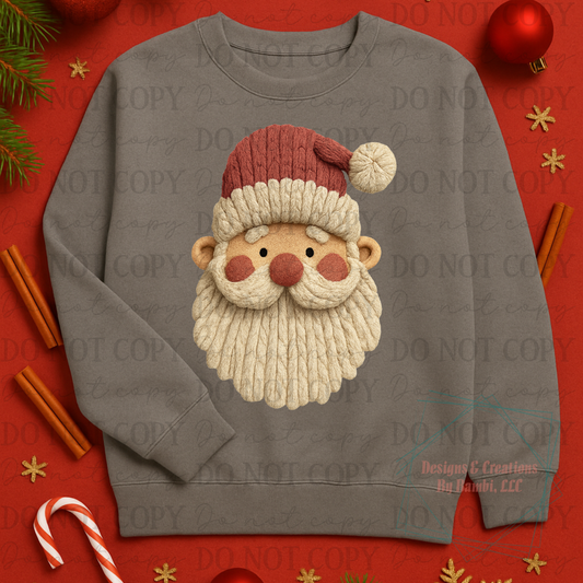 Faux Yarn Single Santa