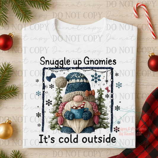 Faux Yarn Snuggle Up Gnomies