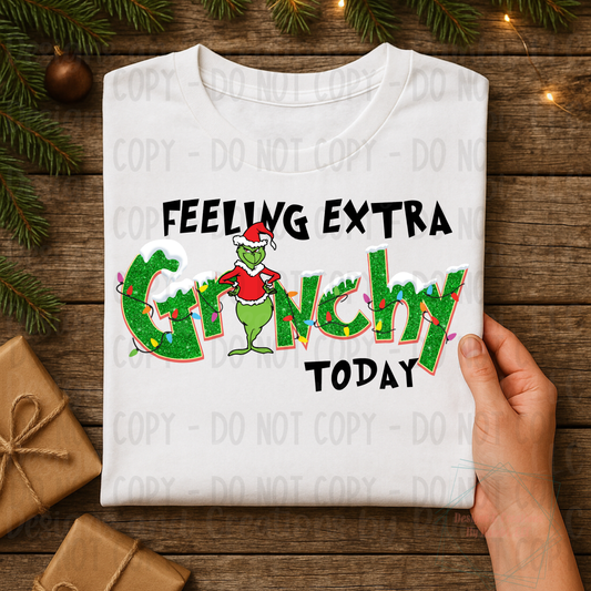 Feeling Extra Today Faux Glitter