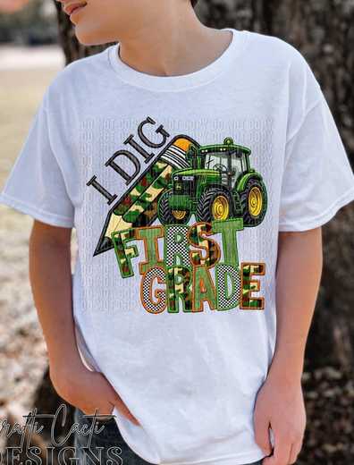 I Dig Grades Tractor Camo Pencil Collection