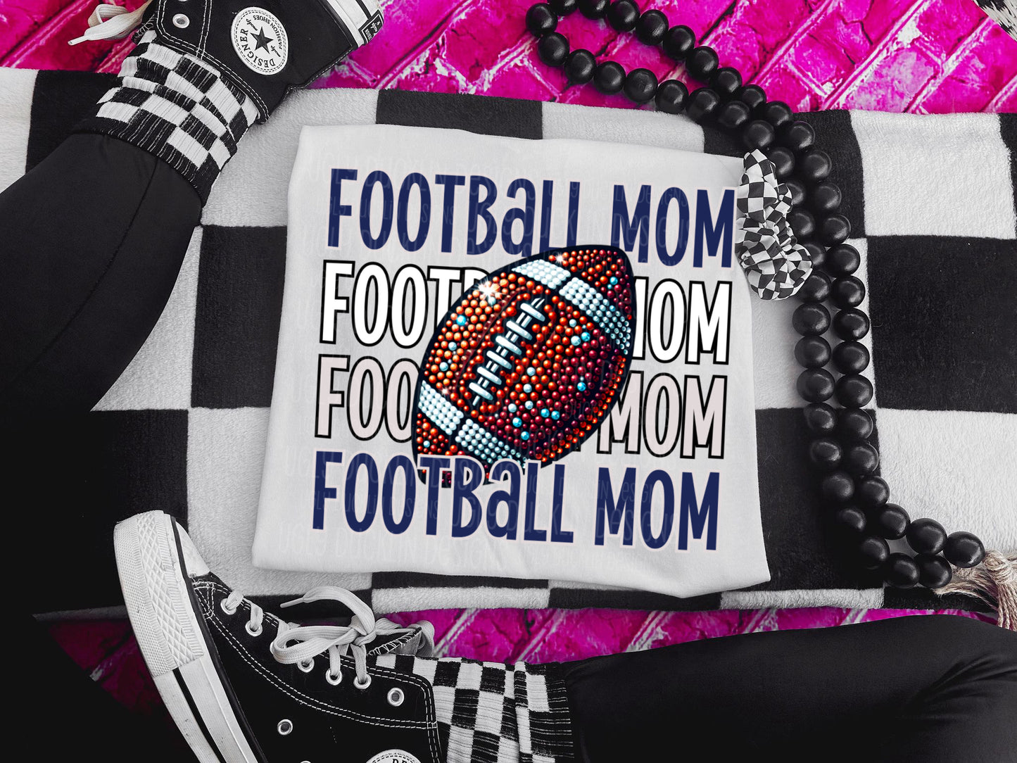 Sports Mom with Bow/Rhinestones Collection