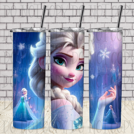 Frozen Elsa 20 oz Sublimation Tumbler
