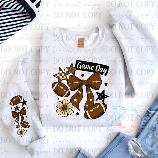 Game Day Football with Sleeve