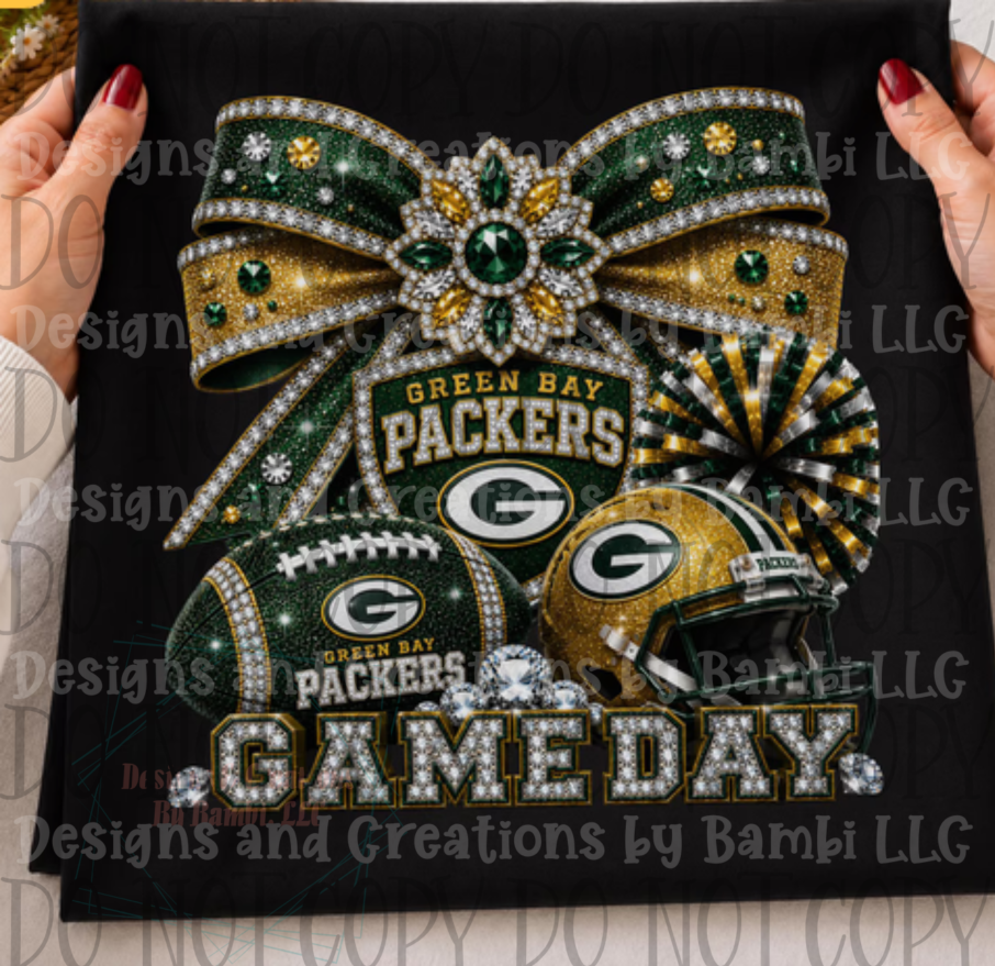 Faux Sequin Football Collection