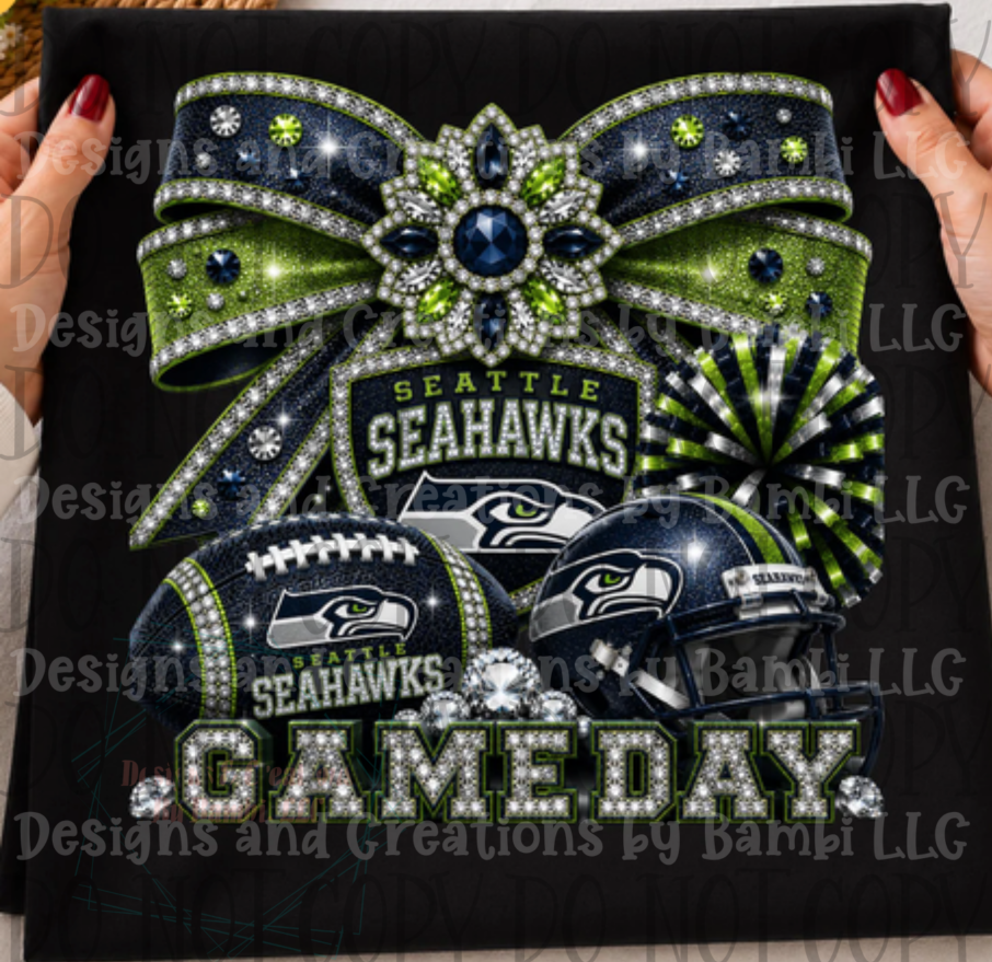 Faux Sequin Football Collection