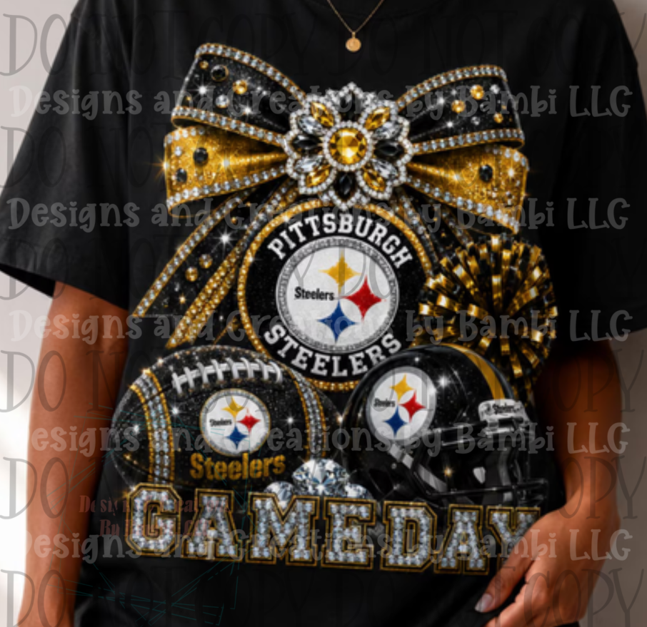 Faux Sequin Football Collection