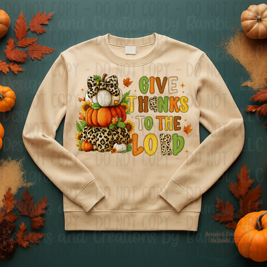 Give Thanks To The Lord Multipatterns