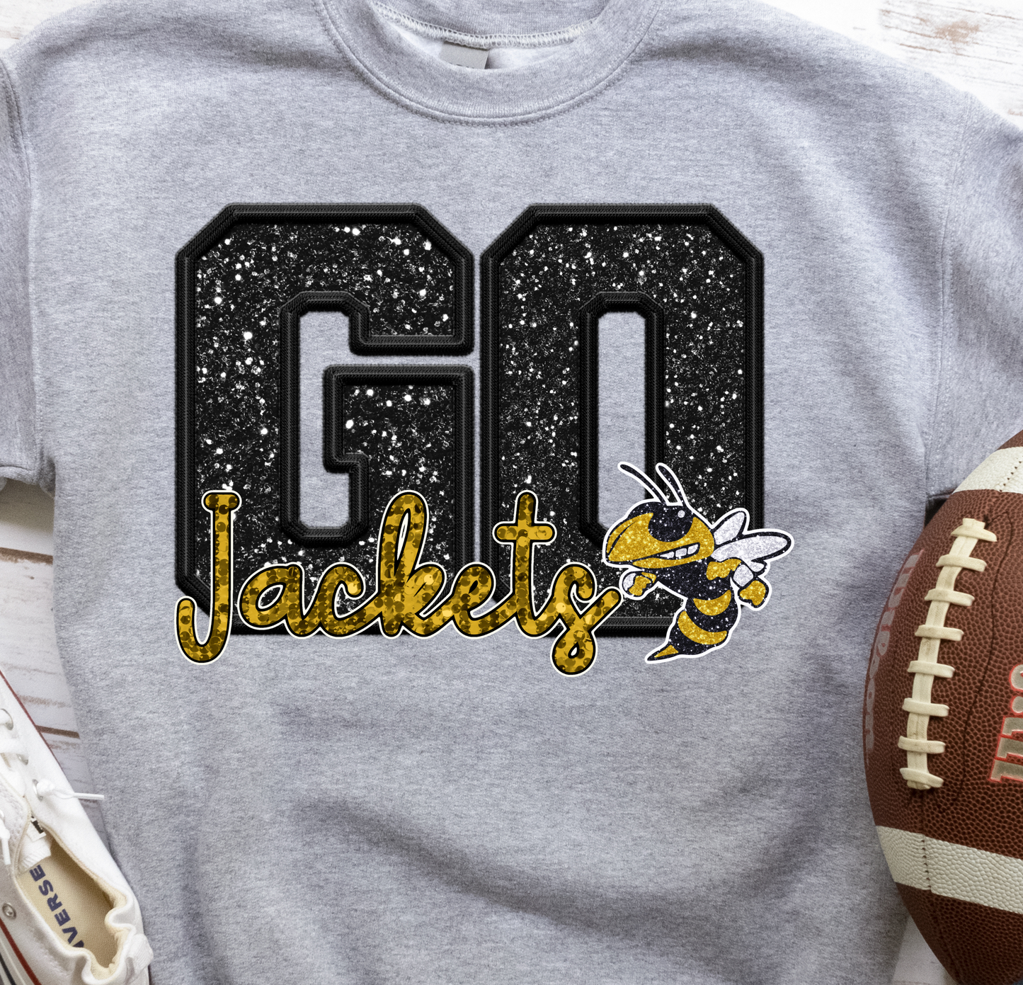 Go Jackets Faux Sequin