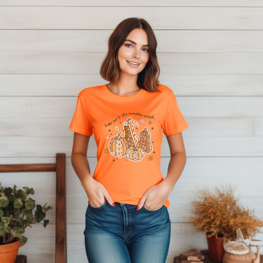 Gourds- Take Me To The Pumpkin Patch (Brown Font)