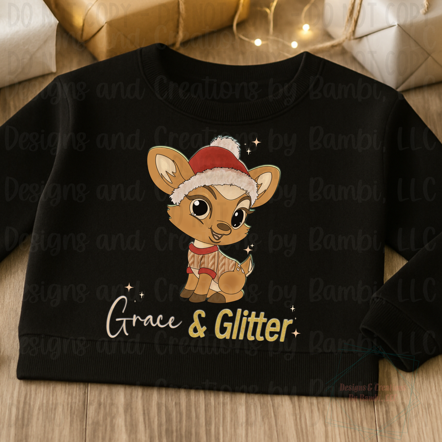 Grace and Glitter Reindeer