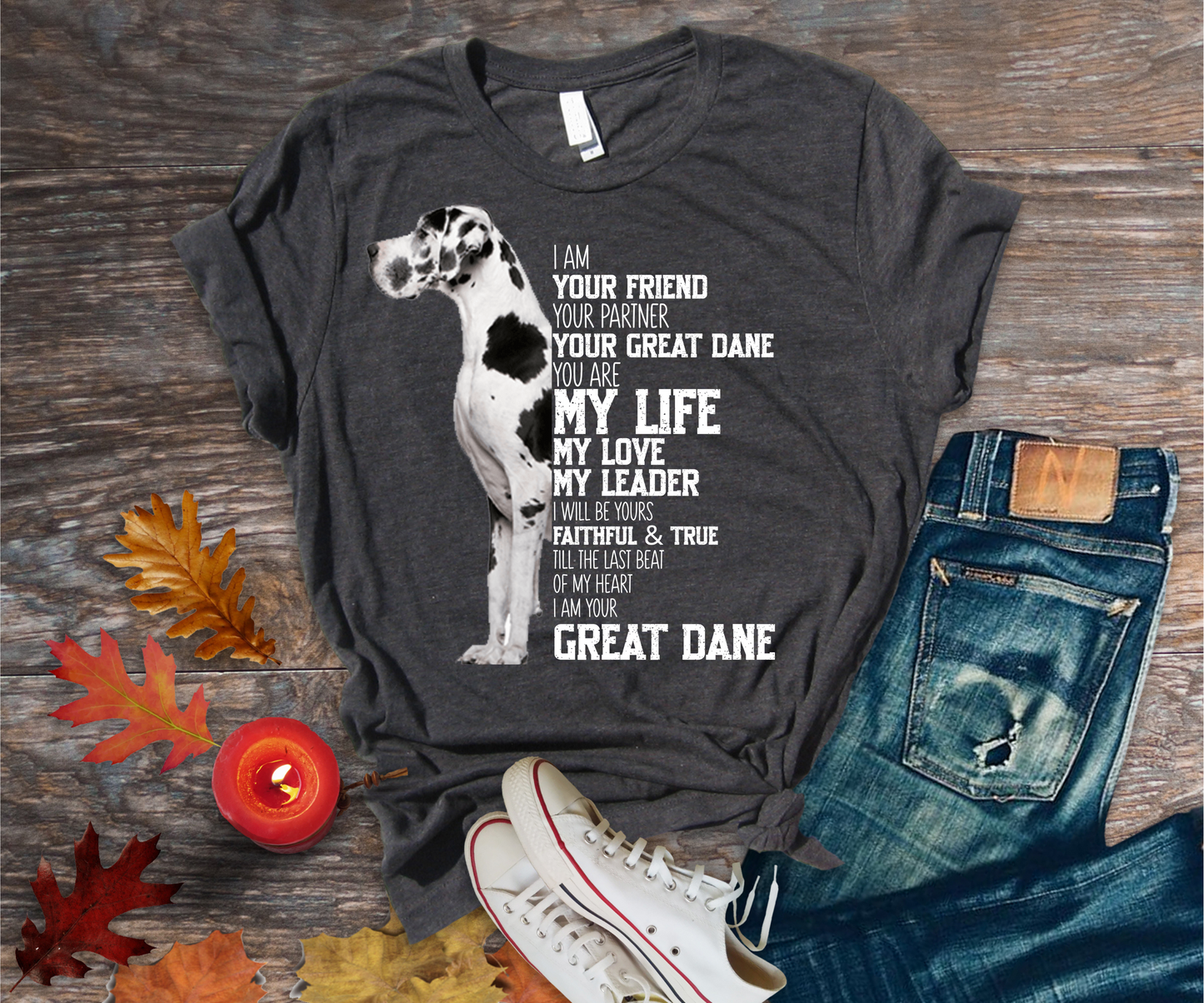 Great Dane White Font
