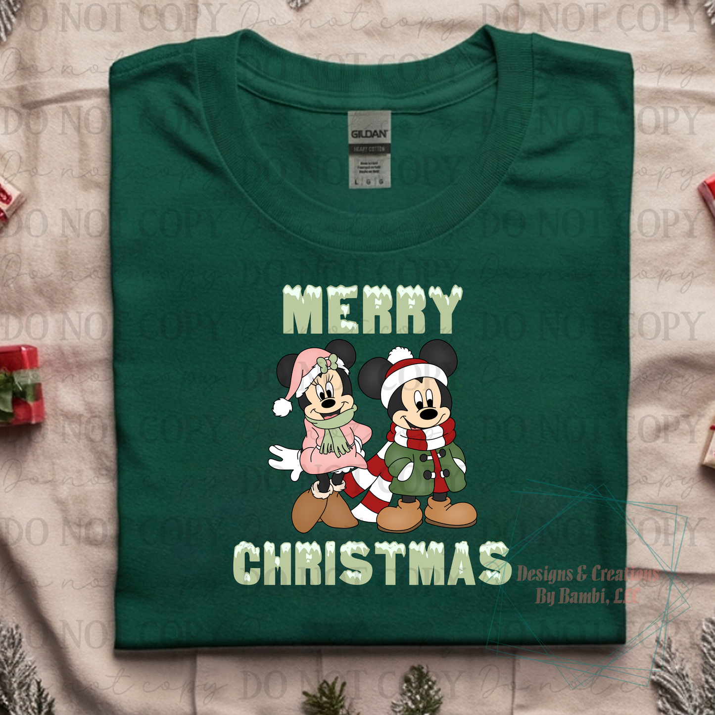 Green Mouse Christmas